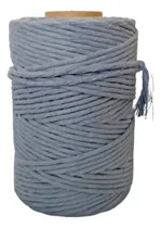 Comprar Hilo Puro De Algodón Macramé Telar Color Azul Petróleo Suave