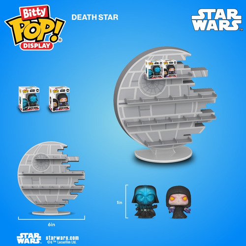 Funko Pop! Bitty Display Star Wars: Estrella De La Muerte