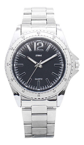 Reloj Strike Watch Ea1791-04 Mujer Colección 2022 Color de la correa Plata Color del bisel Plata Color del fondo Negro