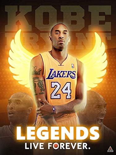 777 Tri-seven Entertainment Kobe Bryant Póster Legends Live