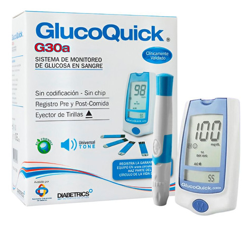 Glucómetro Glucoquick G30a 