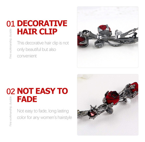 Soporte Vintage Para Cola De Caballo, Broches Con Diamantes