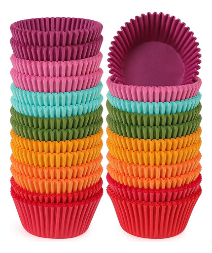 350pcs Rainbow Food Grade Oil Resistant Paper Colorful
