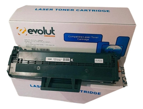 Kit 2x Toner Para Samsung Mltd111s M2070w M2020w Tinta Preto