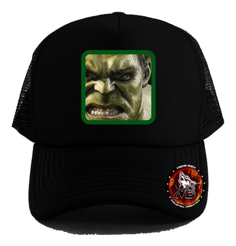 Gorra Hulk Los Vengadores Trucker(gorrasvienebien)