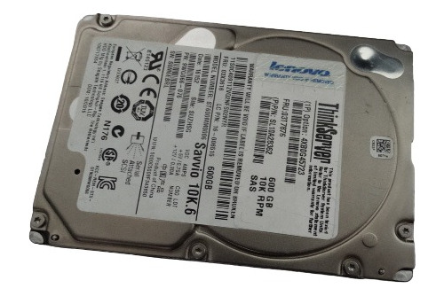 Lenovo Sl10a28362 Internal Hard Drive 2.5  600 Gb Sas