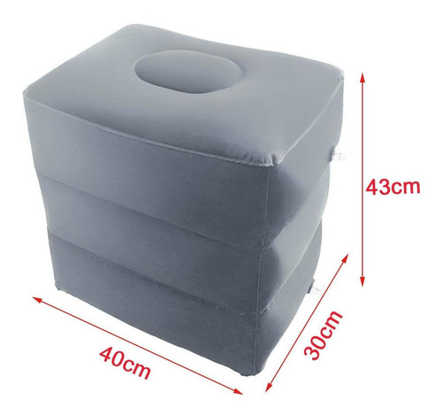 Almohada Para Reposapiés De Viaje, Cojín Ajustable