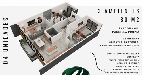 Imagen 5 de 17 de Excelentes Semipisos Premium 2 Ambientes