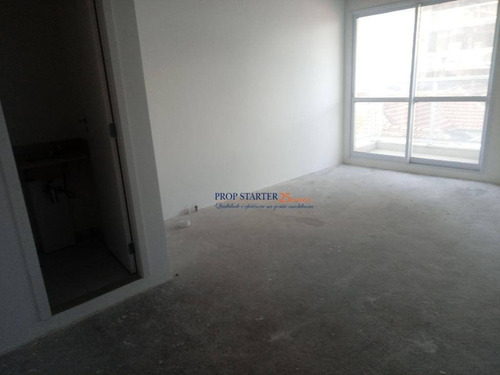 Imagem 1 de 8 de Conjunto Comercial Novo Para Alugar, 27 M², No Paraíso- Prop Starter Adm. Imóveis - Cj0030