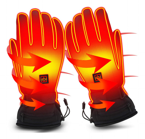 Guantes Calefactables Recargables Con Batería Eléctrica Para
