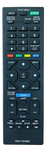 Controle Remoto Compatível Tv Sony Kdl-32r435b 485b Rm-yd093