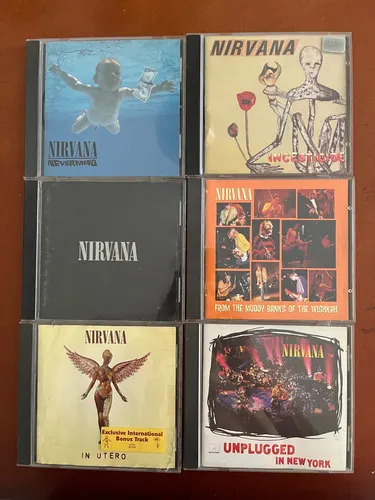 comprar Cd Colección Discos De Nirvana Originales