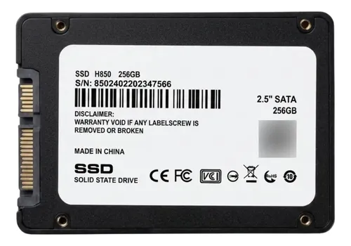 Solid Disk Internal Ssd Pasarc 256gb Sata 2.5 Pc 450mb/s