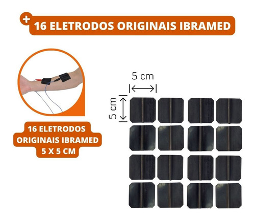 Imagem 4 de 9 de Corrente Russa, Tens E Fes Neurodyn Ii Ibramed + Gel 1kg