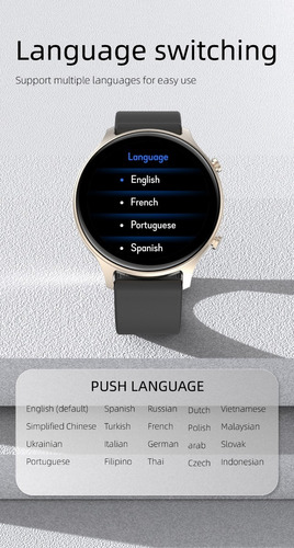 Imagen 7 de 9 de Reloj Inteligente Monitor De Frecuencia Smartwatch Mujer