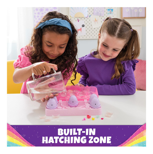 Toy Hatchimals Alive Rainbow Splash Con 5 Figuras De Más De