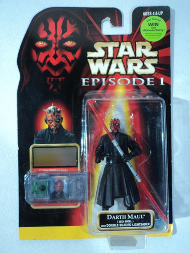Star Wars Episodio 1 Comm Tech Darth Maul 1999 Duelo #1 (Usado)