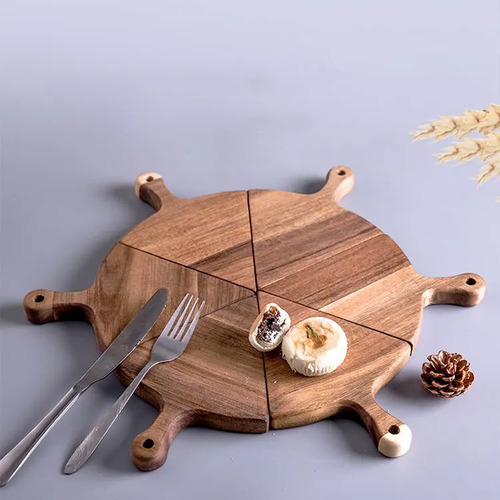 Tabla Redonda Para Pizza De Madera Vascella