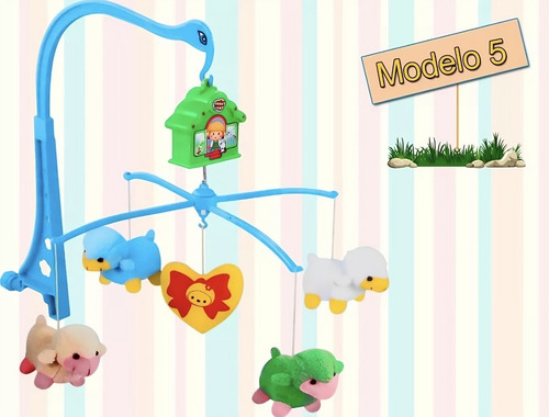 Imagen 6 de 7 de Movil P/bebe Cuna Corral Didactico Musical Diversion