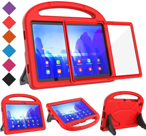 Funda Tablet Kids Samsung Galaxy Tab A7 T500 T505 T507 Rojo