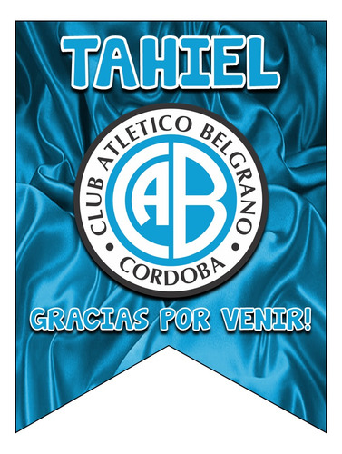 Kit Imprimible Candy Belgrano Córdoba Fútbol Personalizado
