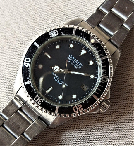 Raro Orient Diver Automático Coroa Rosca - 12x Sem Juros !!!