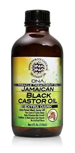 Aceite De Ricino Negro Jamaicano My Dna - Extra Oscuro 4 Oz.