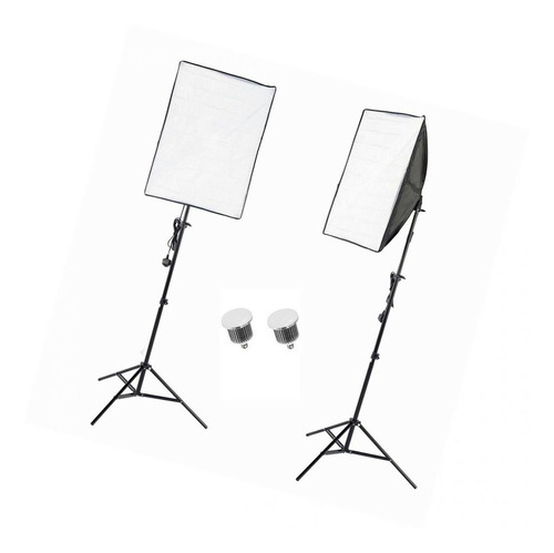 Kit Iluminação Completo Video Foto 50x70 Led 170w Equiv 300w