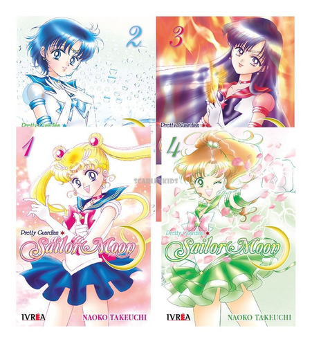 Manga Sailor Moon Pretty 4 Tomos Elige Tu Tomo Ivrea Scarlet