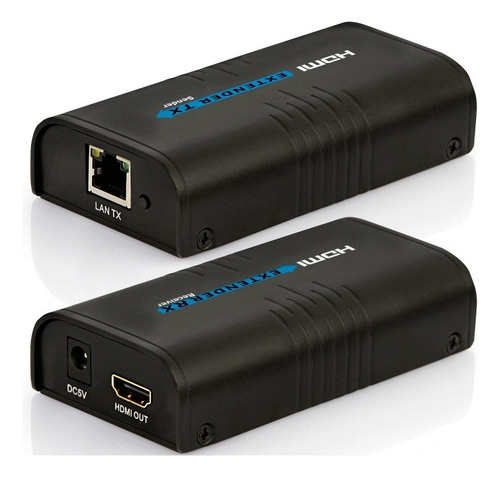Kit Extensor Hdmi Até 120m Unico Cabo 1 Tx + 2 Rx Cat6 V2.0