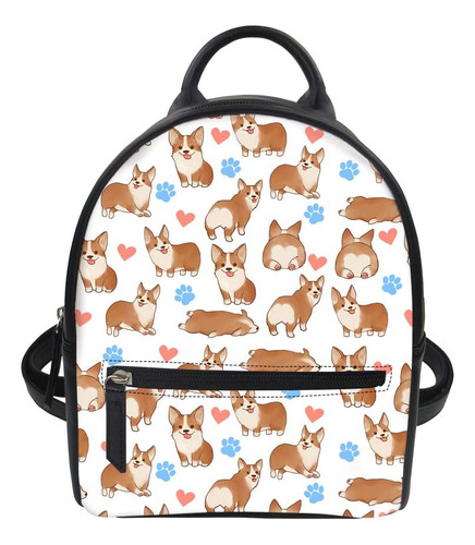 Mochila Escolar Multiuso Diseno De Perro Corgi