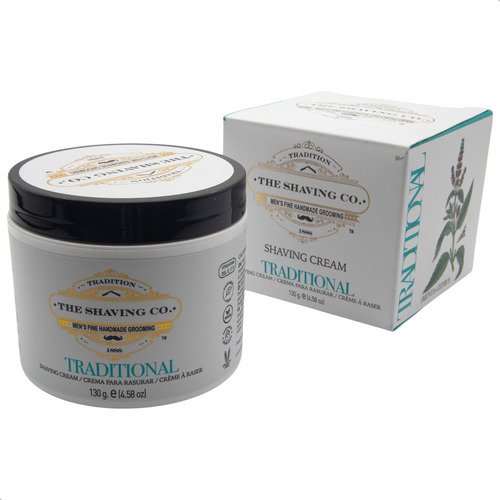 The Shaving Co Kit Crema De Afeitar Menta Y Rastrillo Negro