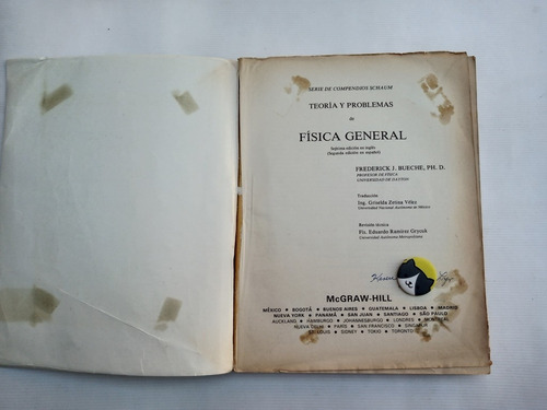 Libro: Física General Bueche 108l3 (Usado)