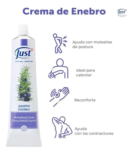 Crema De Enebro Just, 96 Grs Enebro