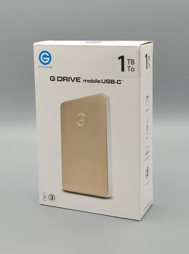 Disco Duro Externo Usb-c 1 Tb Dorado 2.5 