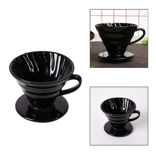 Imagen 7 de 10 de Soporte De Filtro De Café De Cerámica Taza De Filtro De