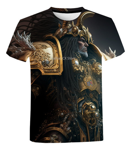Lhy Camiseta Con Estampado 3d Emperador De La Humanidad