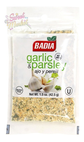 Ajo Y Perejil Badia 42.5g Condimento Sin Tac - Sweet Market