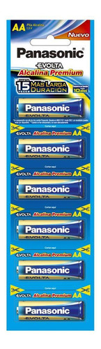 Pila Panasonic Evolta Alcalina Aa Tira Con 6 Piezas