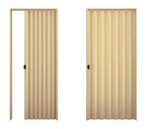 Puertas Plegables Pvc Marrón 0.80 X 2.10