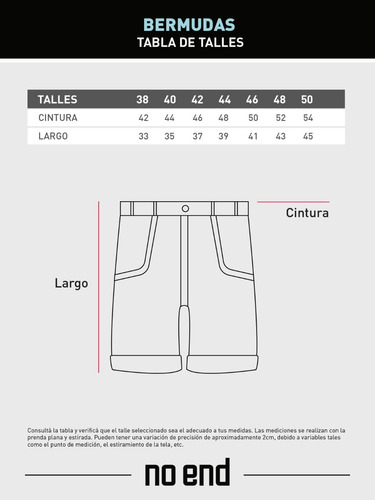 Imagen 7 de 7 de Bermuda Jogger Roma Celeste Hombre No End 37391