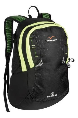 Mochila Natway Blanc 25 Lts Urbana Liviana Color Negro