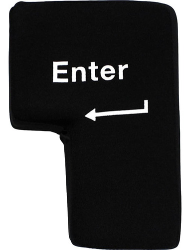 Almohada Tecla Enter Grande Qixiamo Usb 15x21x10cm