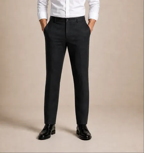 Calça Social Masculina Executivo Em Oxford Premium - R$ 56,9