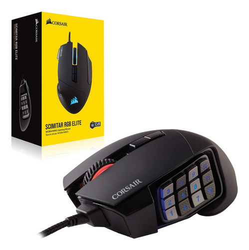 Mouse Para Jogos Corsair Scimitar Rgb Elite
