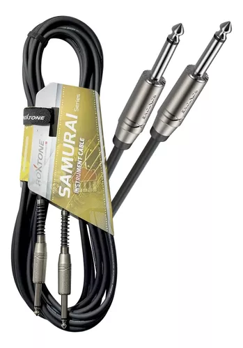 Cable Para Guitarra Electrica Bajo Plug Profesional 3 Metros