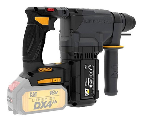 Martelete Sds Plus 18v Brushless Sem Bateria Dx21b Cat Cor Preto Frequência 60 Hz