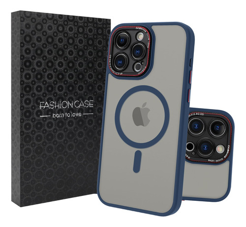 Funda Magnética Para iPhone 15 Pro Max, Funda Trasera Transl