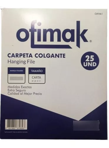 Carpetas Colgantes Tamano Carta MercadoLibre 📦