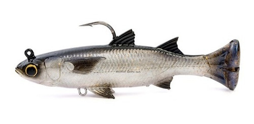 Señuelo Pesca Mar Savage Gear Pulse Tail Mullet 5 Rtf Color Silver Mullet